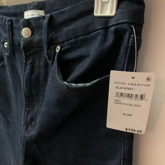 Good American Good Legs NWT Dark Wash Jeans - Picture 4 of 5